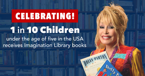 Free Books through Dolly Parton’s Imagination Library