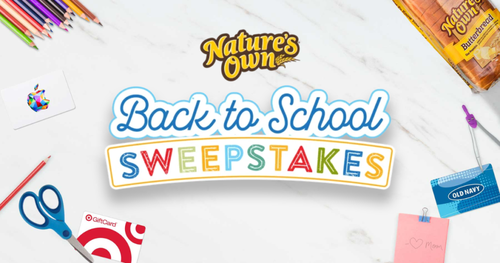 Nature’s Own Back-to-School Sweepstakes